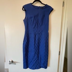 Blue boss dress